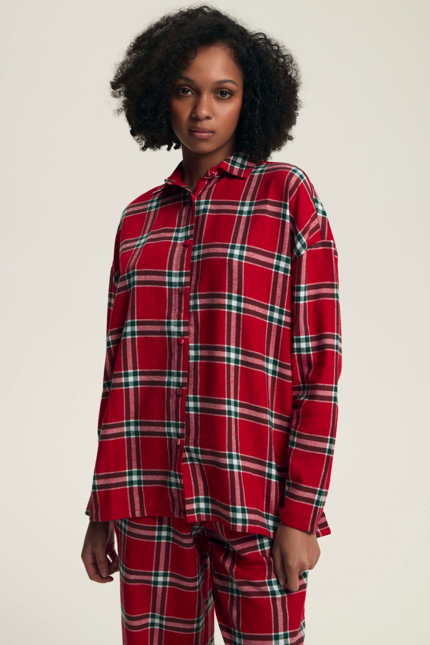 Піжама жіноча фланелева Henderson 43716 dalisa XL