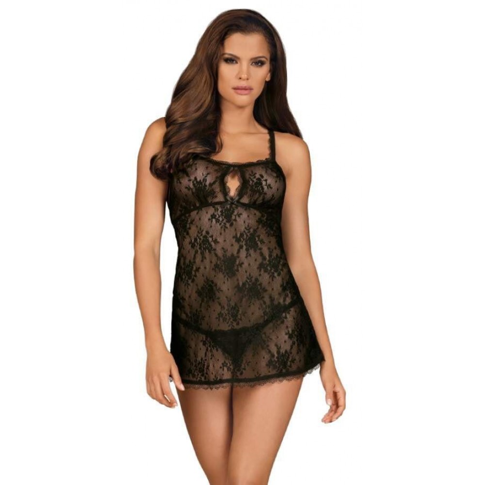 Комплект obsessive Behindy babydoll & thong L/XL