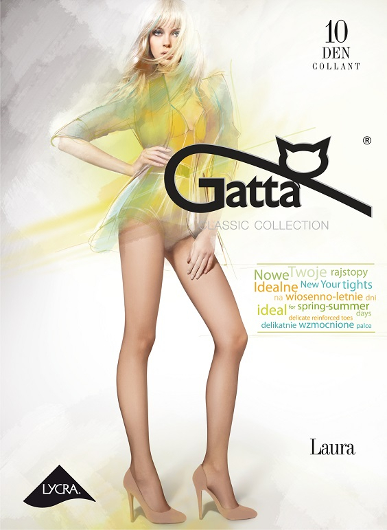 Класичні жіночі колготки gatta LAURA 10 2-4