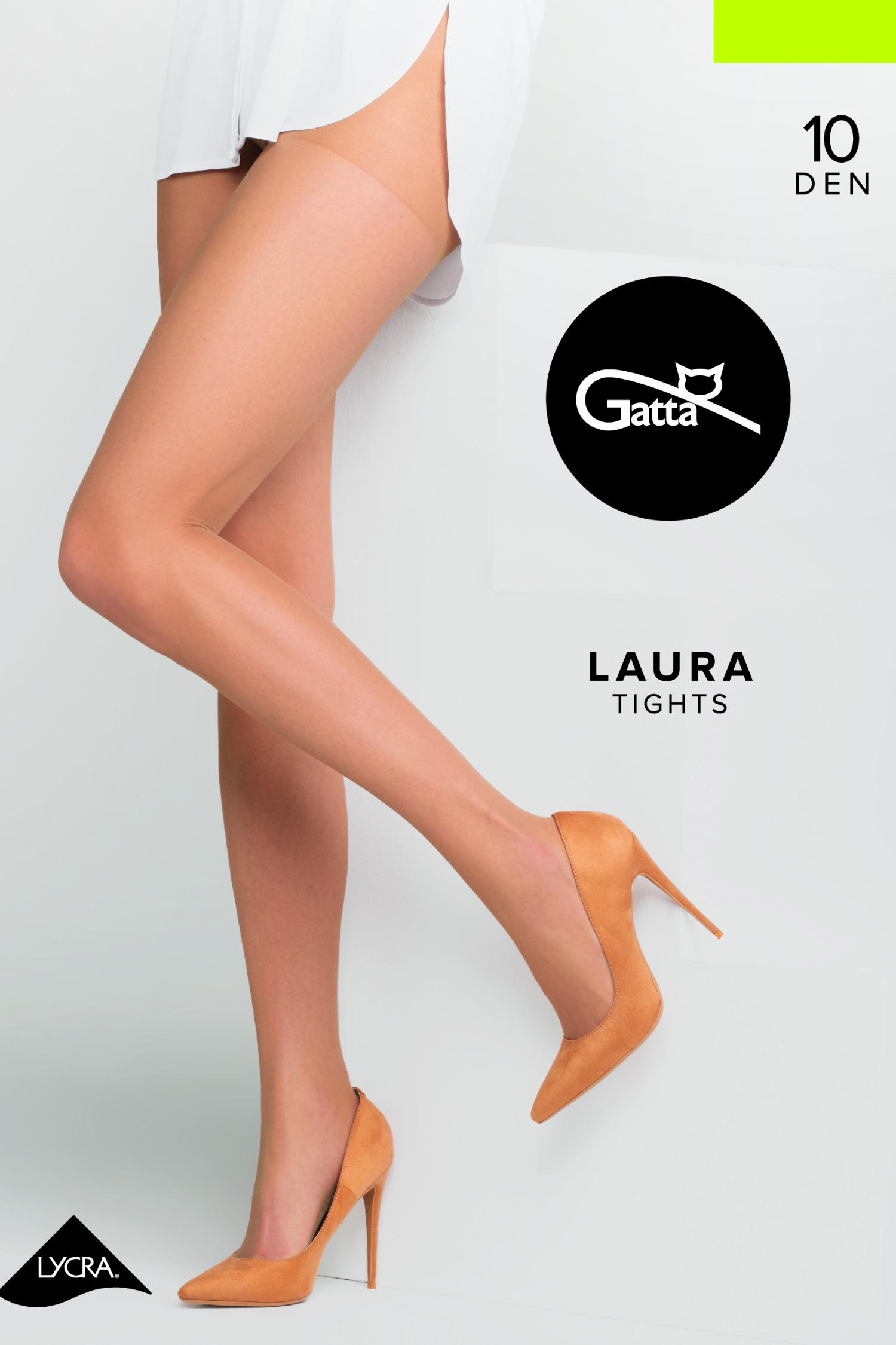 Класичні жіночі колготки gatta LAURA 10 2-4