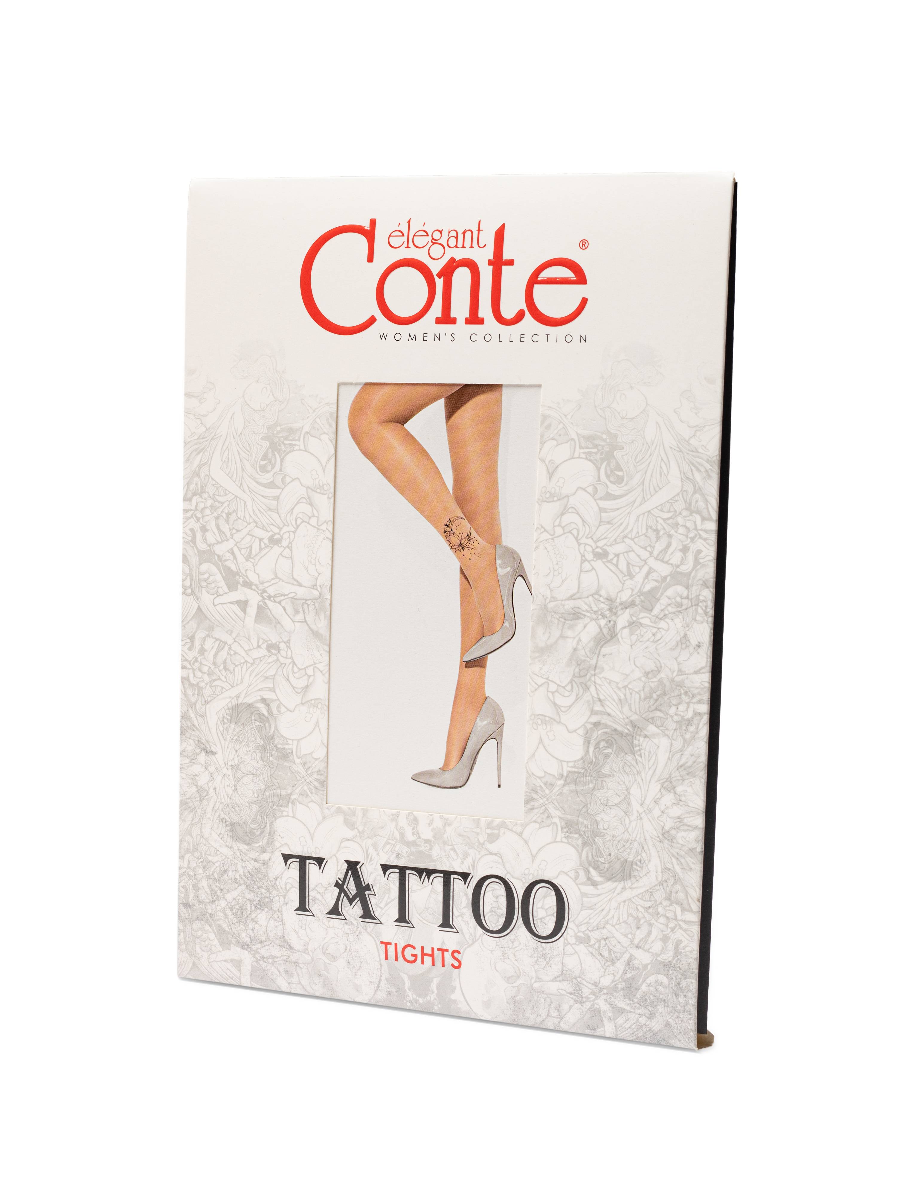 Колготки жін. CE FANTASY TATTOO 20С-17СП, р.3, 003 Bronz