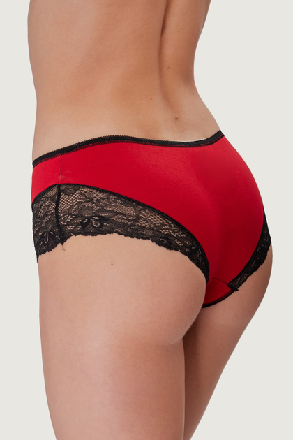 Шорти жіночі труси бріфи ORO 2224 Rosabella rosso M