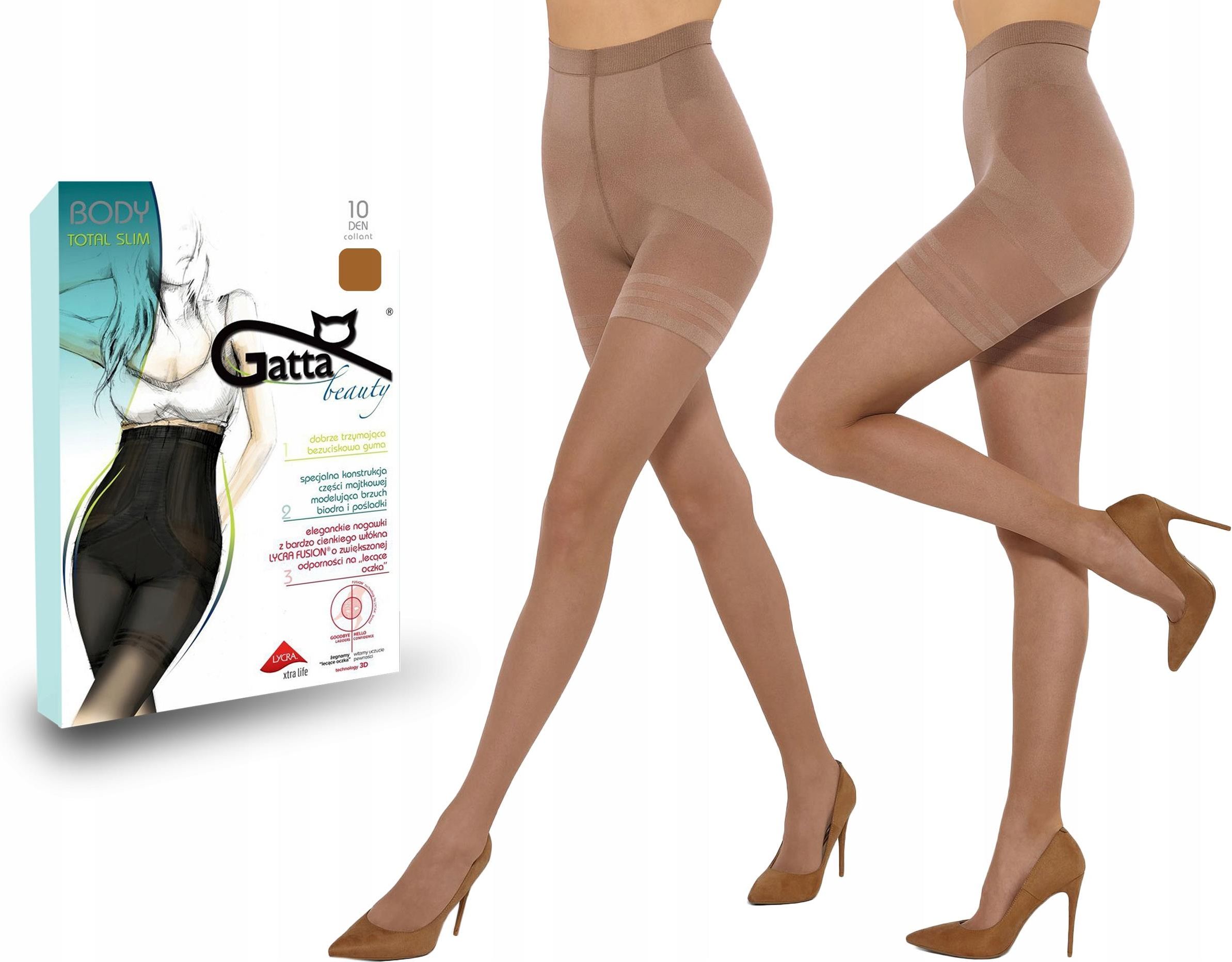 Класичні жіночі колготки gatta BODY TOTAL SLIM 10 DEN 3