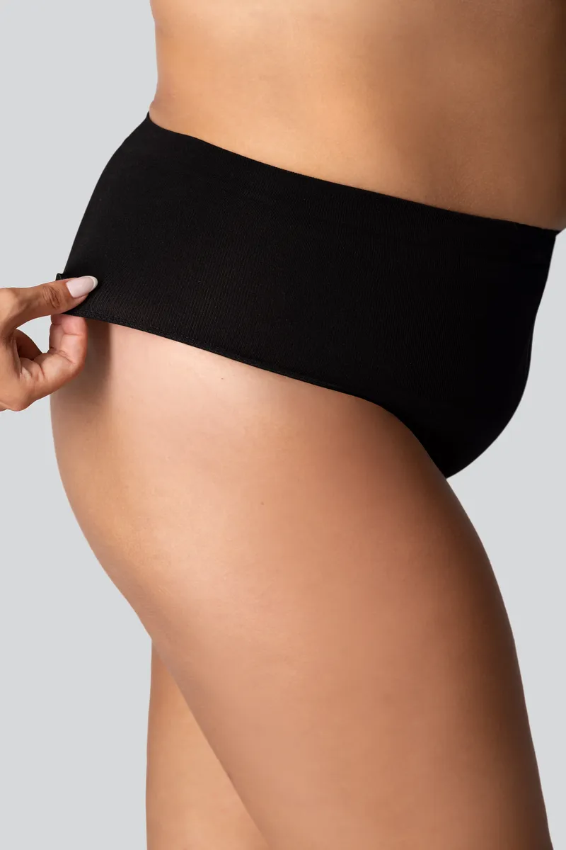 Стрінги жіночі трусики великого розміру з коригуючим ефектом mona queen mid-waisted smoothwear 5/6