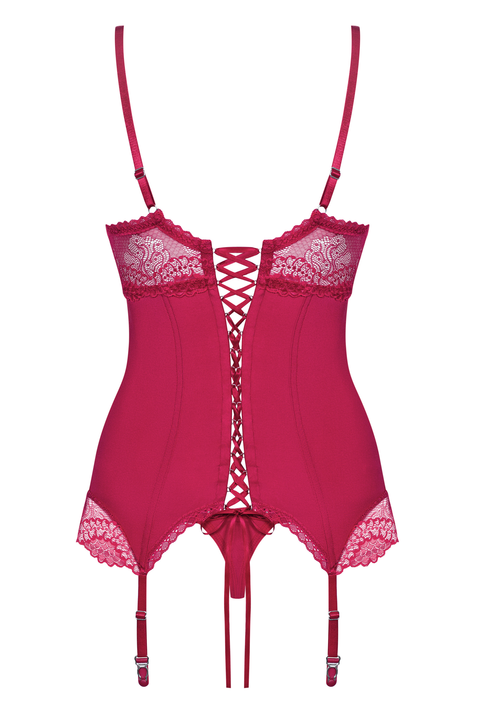 Комплект obsessive Rosalyne corset S/M
