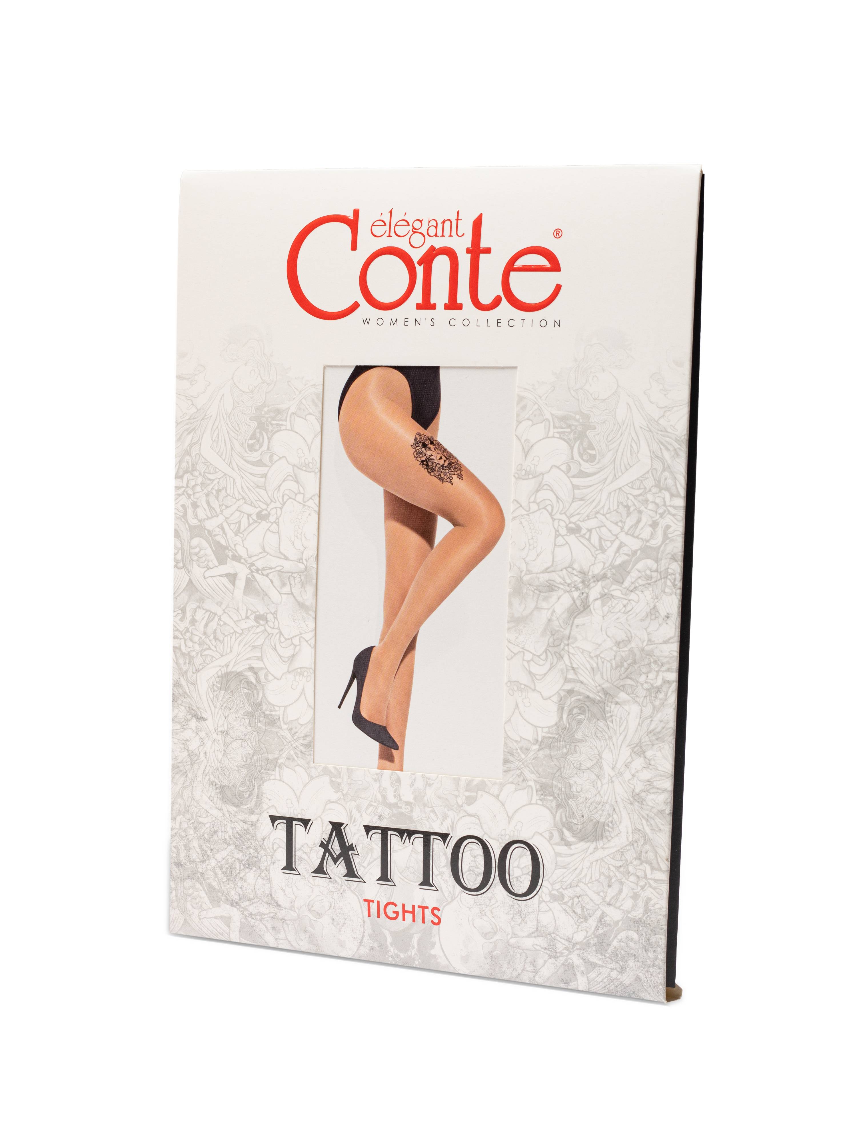 Колготки жін. CE FANTASY TATTOO 20С-17СП, р.4, 003 Natural