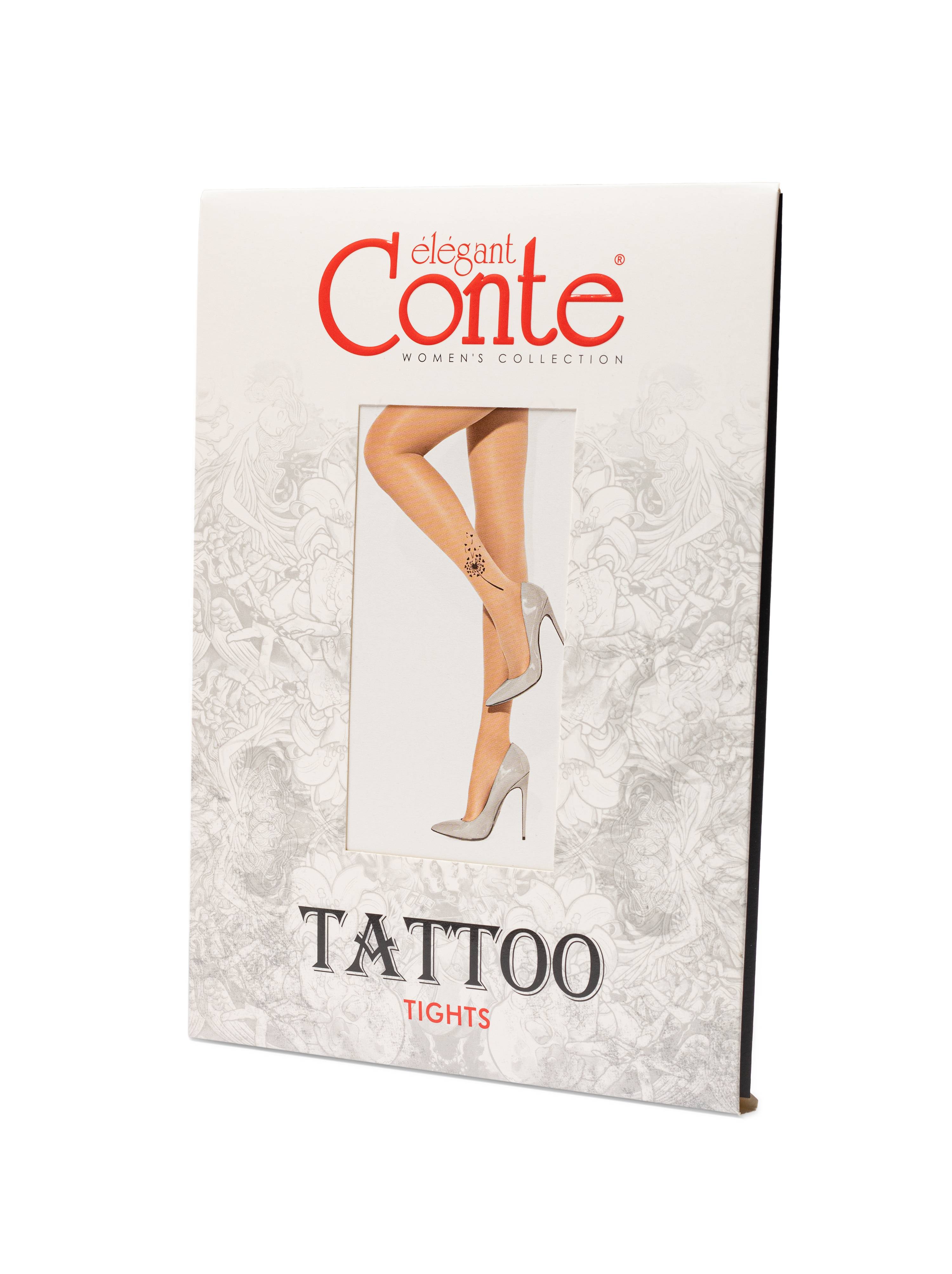 Колготки жін. CE FANTASY TATTOO 20С-17СП, р.4, 003 Natural