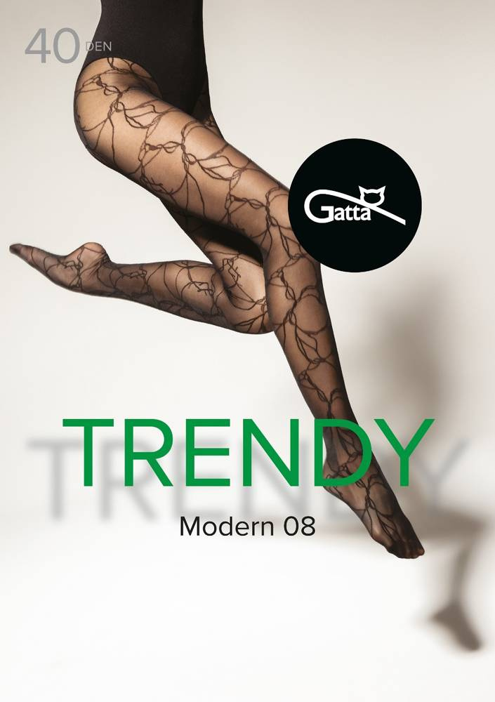 Жіночі колготки з візерунком Gatta trendy modern 08 2