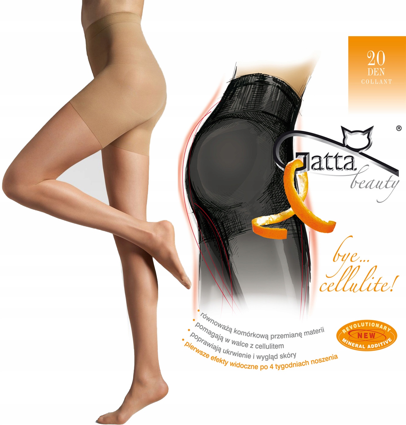Корекційні жіночі колготки Gatta BYE CELLULITE 20 3