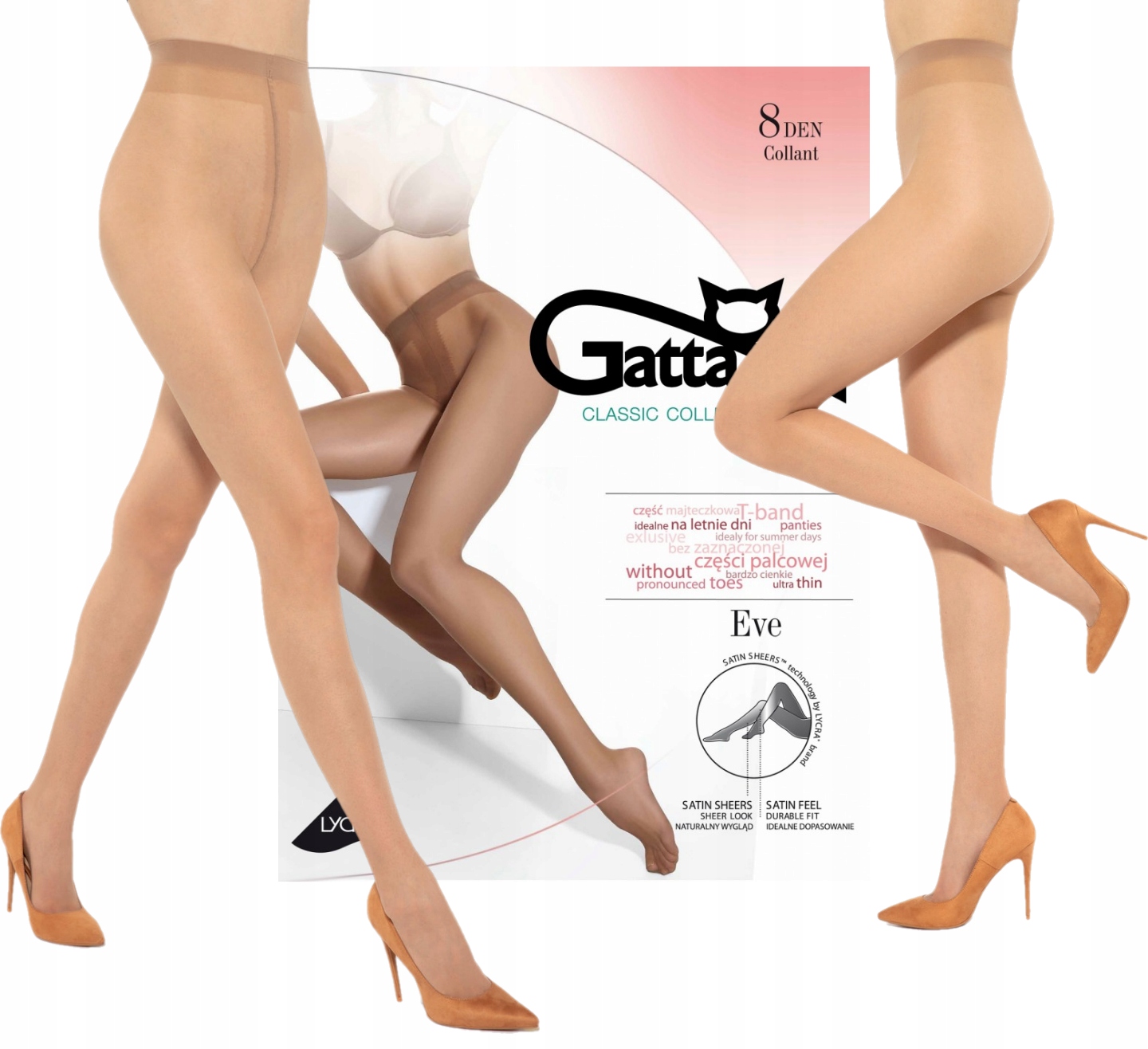 Класичні жіночі колготки gatta EVE 8 3