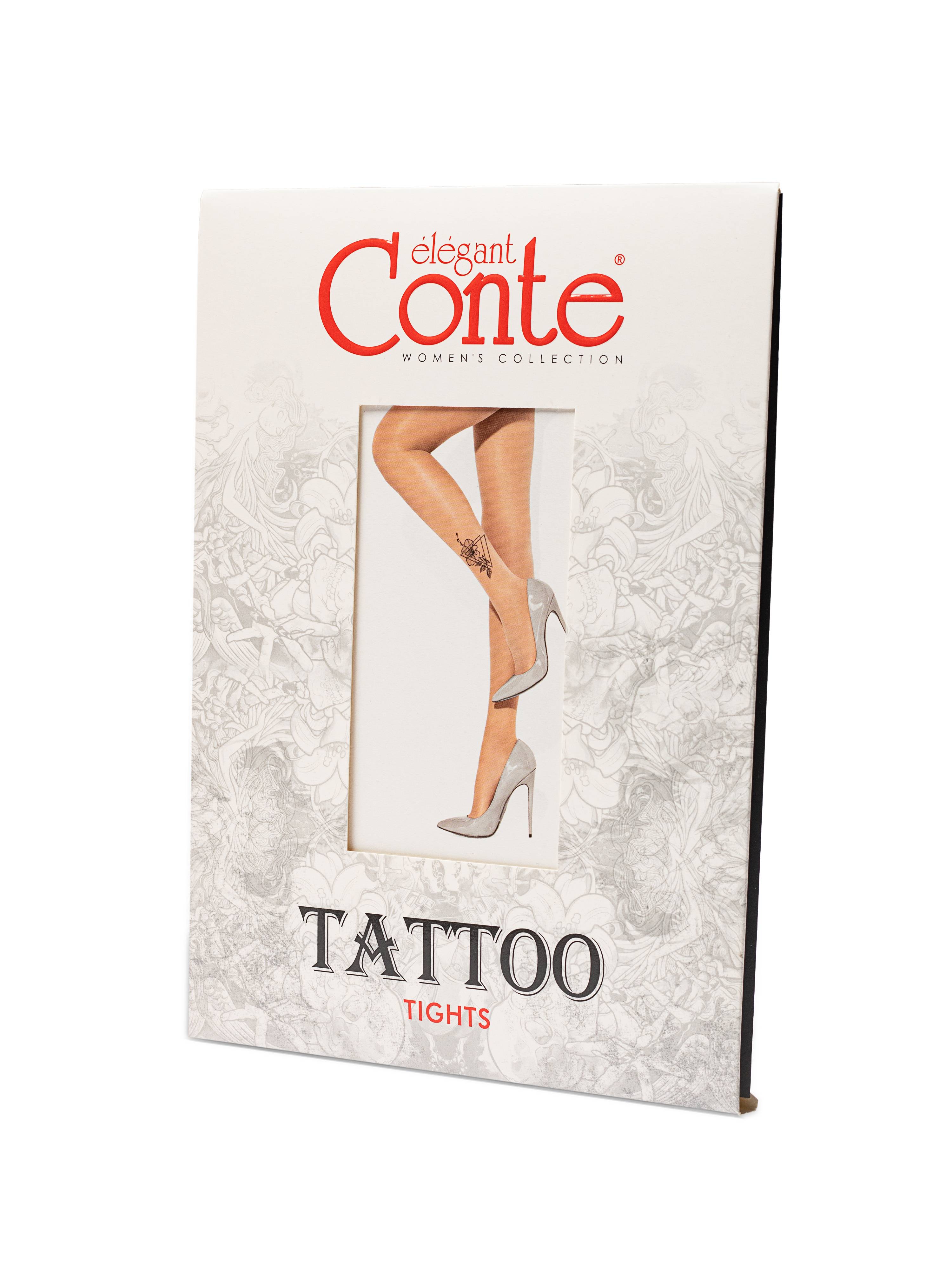 Колготки жін. CE FANTASY TATTOO 20С-17СП, р.4, 003 Natural