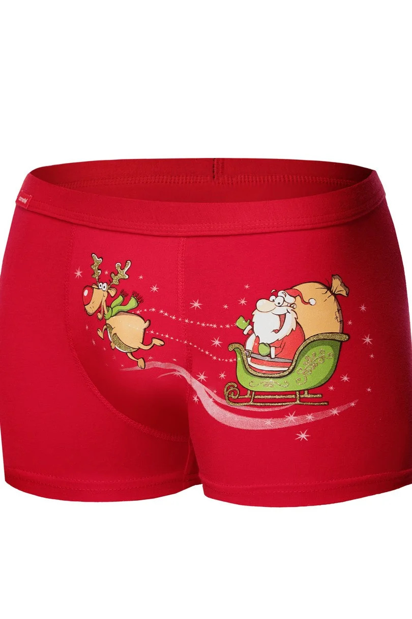 Труси шорти чоловічі cornette bs 007/67 santa's sleigh M