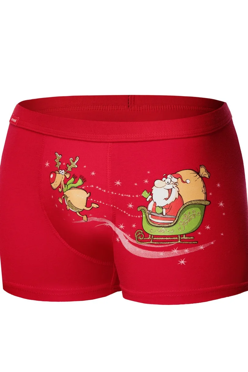 Труси шорти чоловічі cornette bs 007/67 santa's sleigh XXL