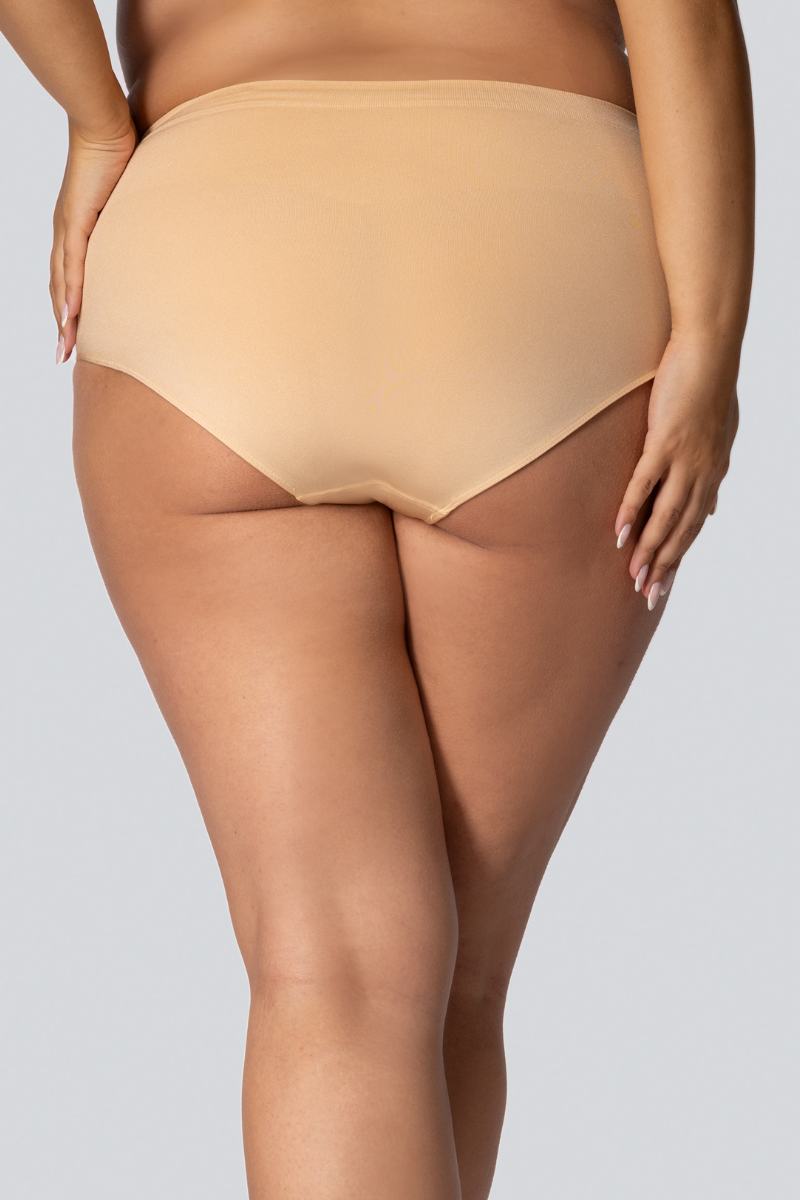 Жіночі трусики великого розміру з коригуючим ефектом mona queen mid-waisted smoothwear 7/8