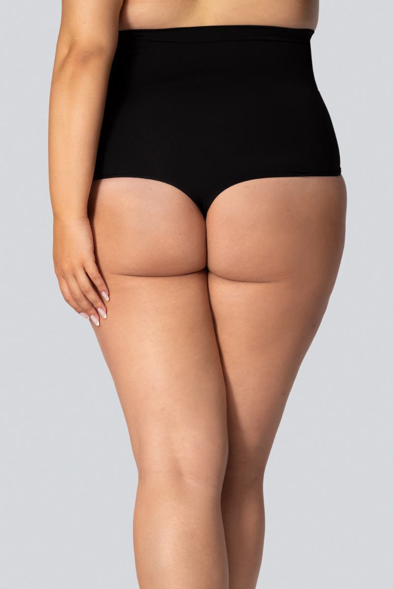 Стрінги жіночі трусики великого розміру з коригуючим ефектом mona queen high-waisted smoothwear 6/7