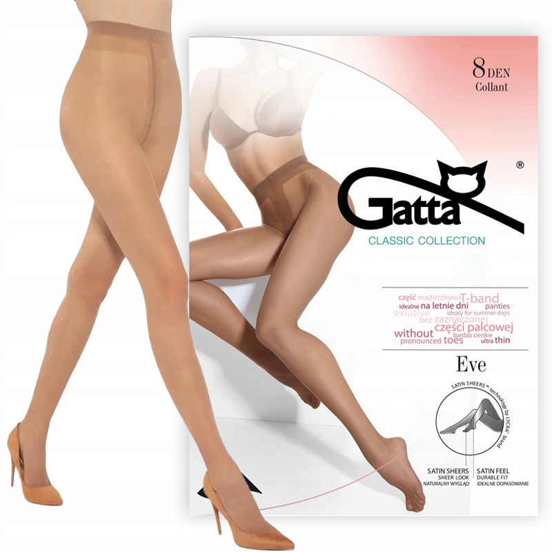 Класичні жіночі колготки gatta EVE 8 XL 5