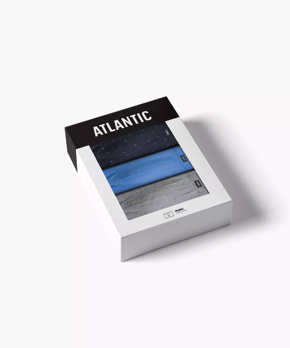 Труси шорти чоловічі боксери Atlantic 3mh-209 wl25 XL
