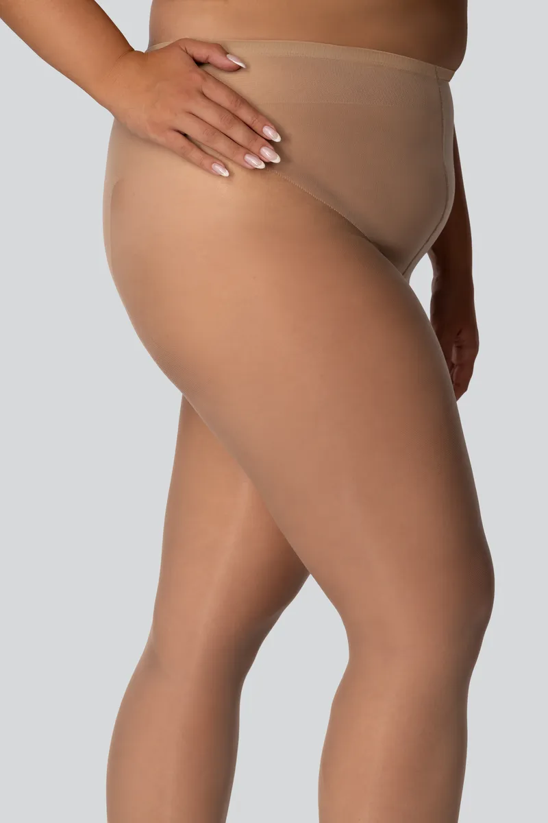 Класичні жіночі колготки великого розміру mona queen hip-notic bikini 20 den 5
