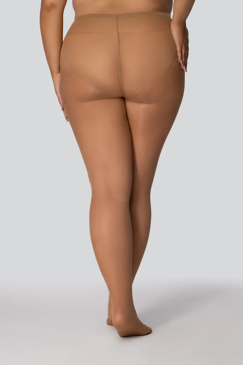 Класичні жіночі колготки великого розміру mona queen hip-notic bikini 20 den 6