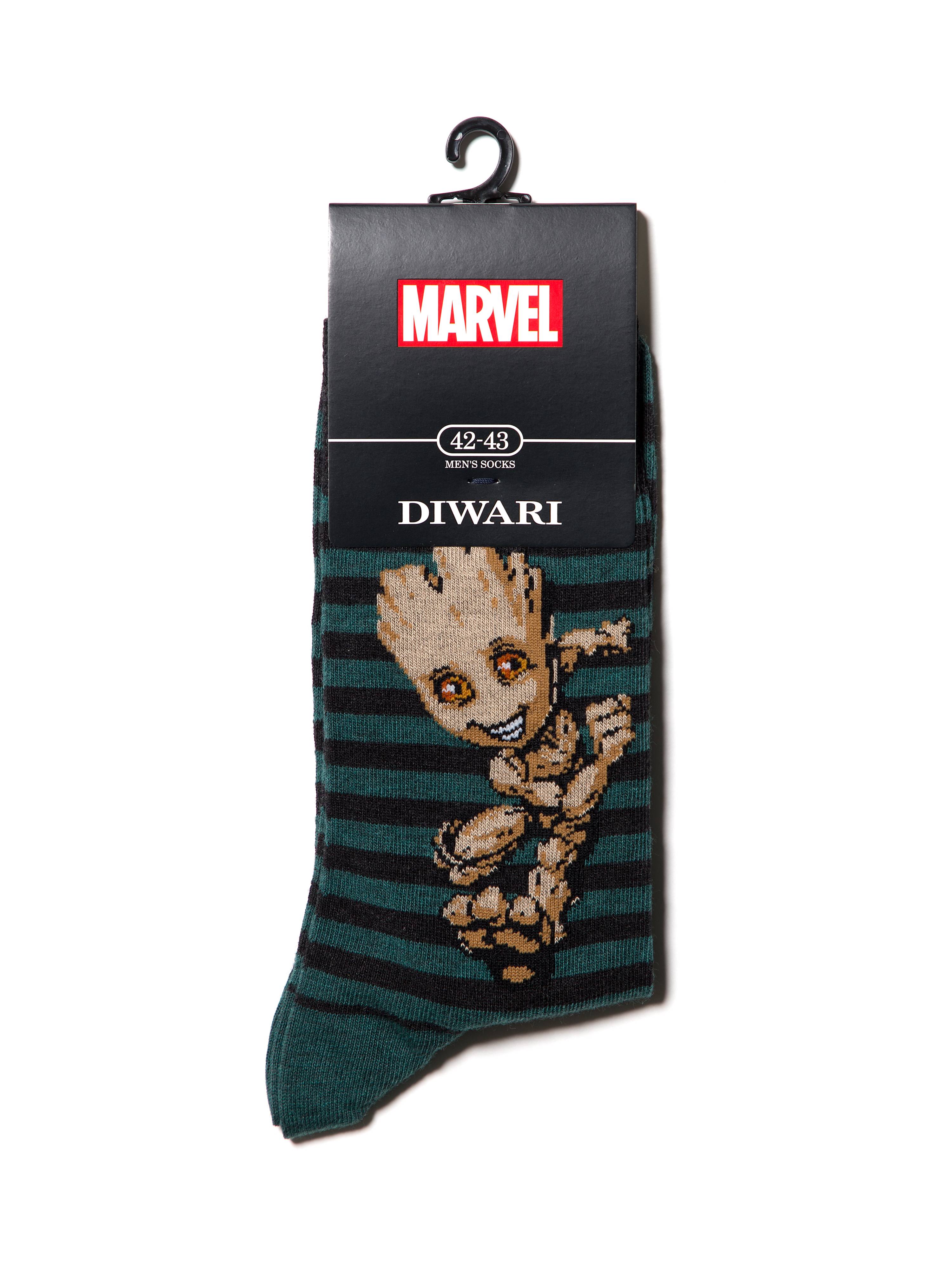 Шкарпетки чол. DW MARVEL 17С-140СПМ, р.25, 082 темно-бірюзовий