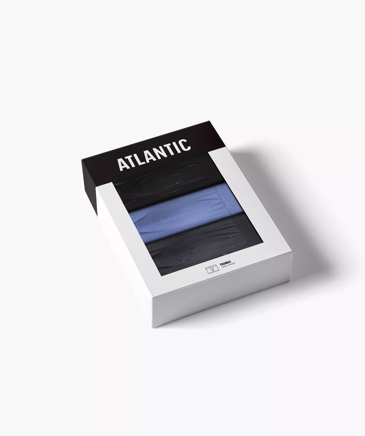 Труси шорти чоловічі боксери Atlantic 3mh-210 wl25 M