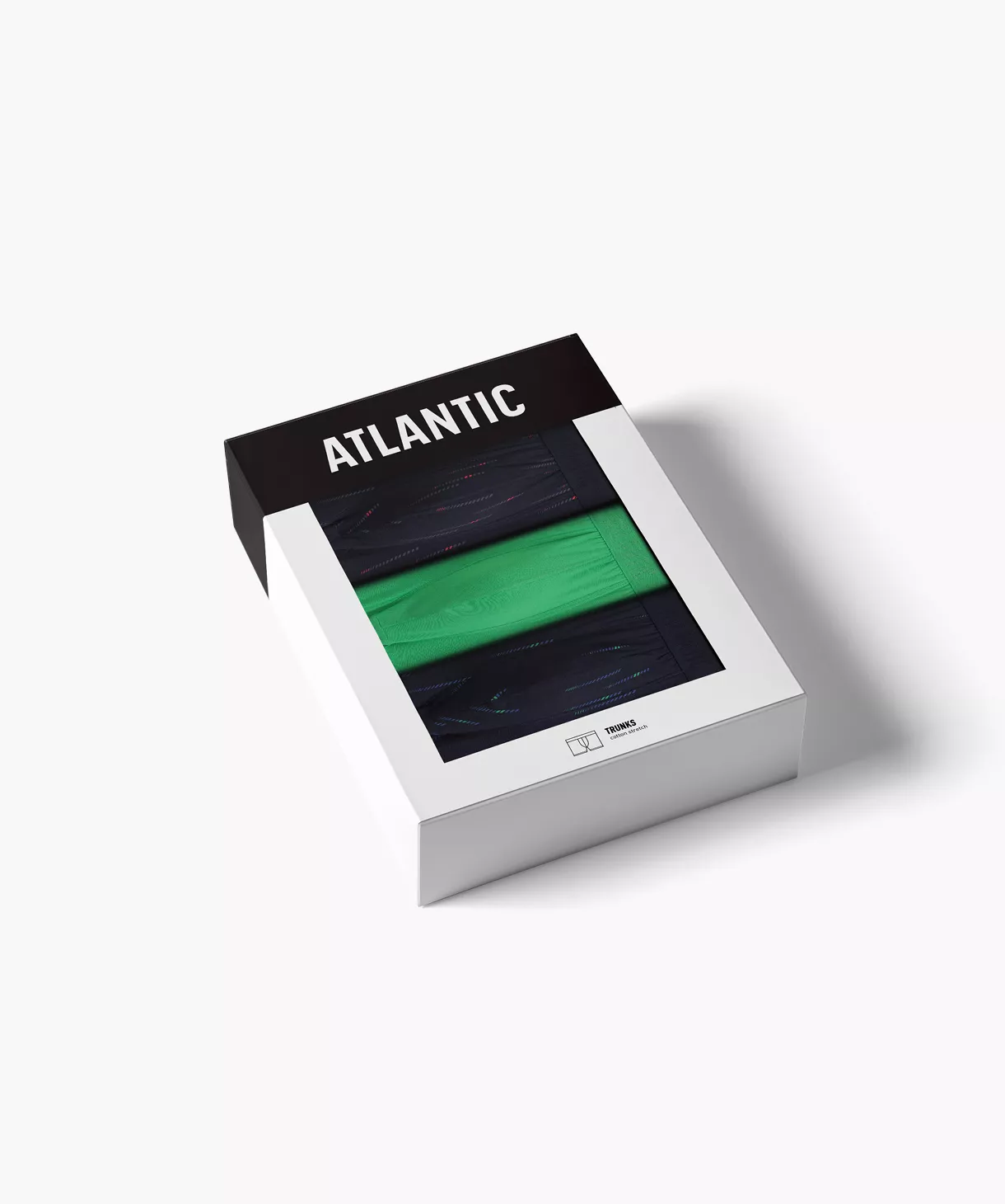 Труси шорти чоловічі боксери Atlantic 3mh-210 wl25 XXL