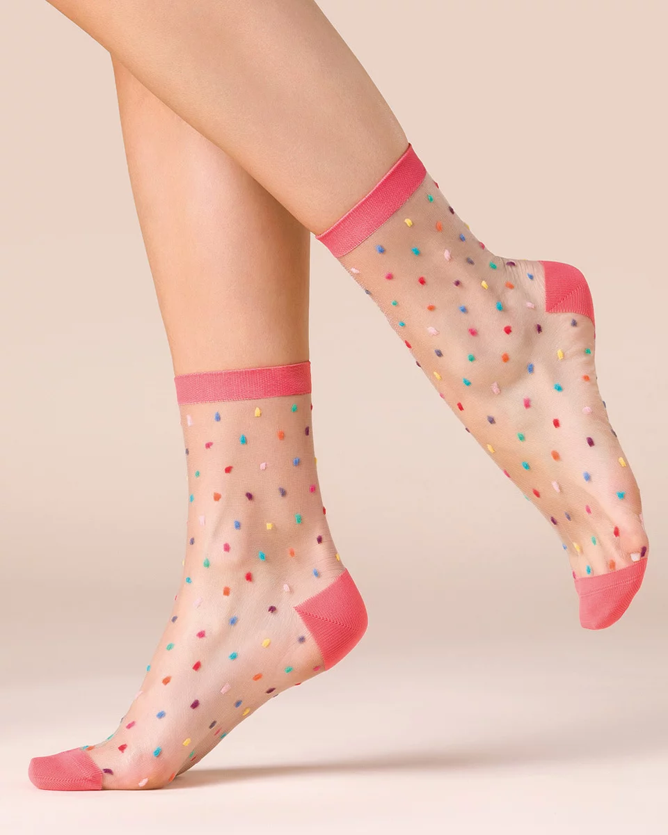 Жіночі шкарпетки з візерунком gabriella candy 20 den 35-38
