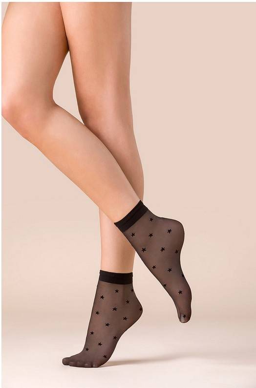 Жіночі шкарпетки з візерунком gabriella stars 20 den one size