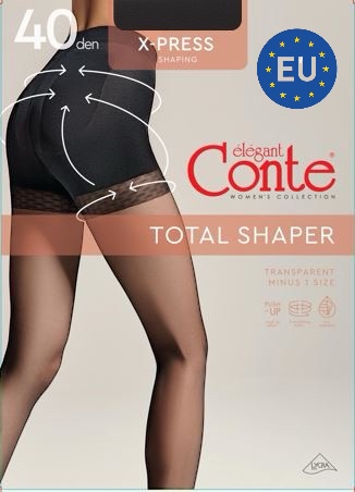 Корекційні жіночі колготки жін. CE X-PRESS 40 (EU), р.3, Natural