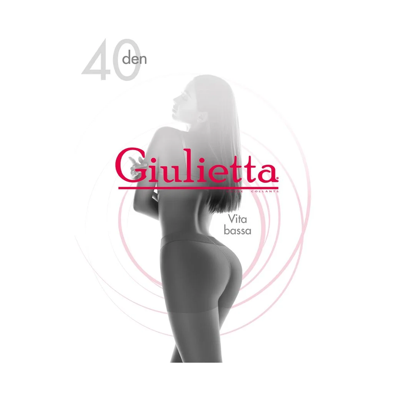 Класичні жіночі колготки giulietta vita bassa 40 den new 2