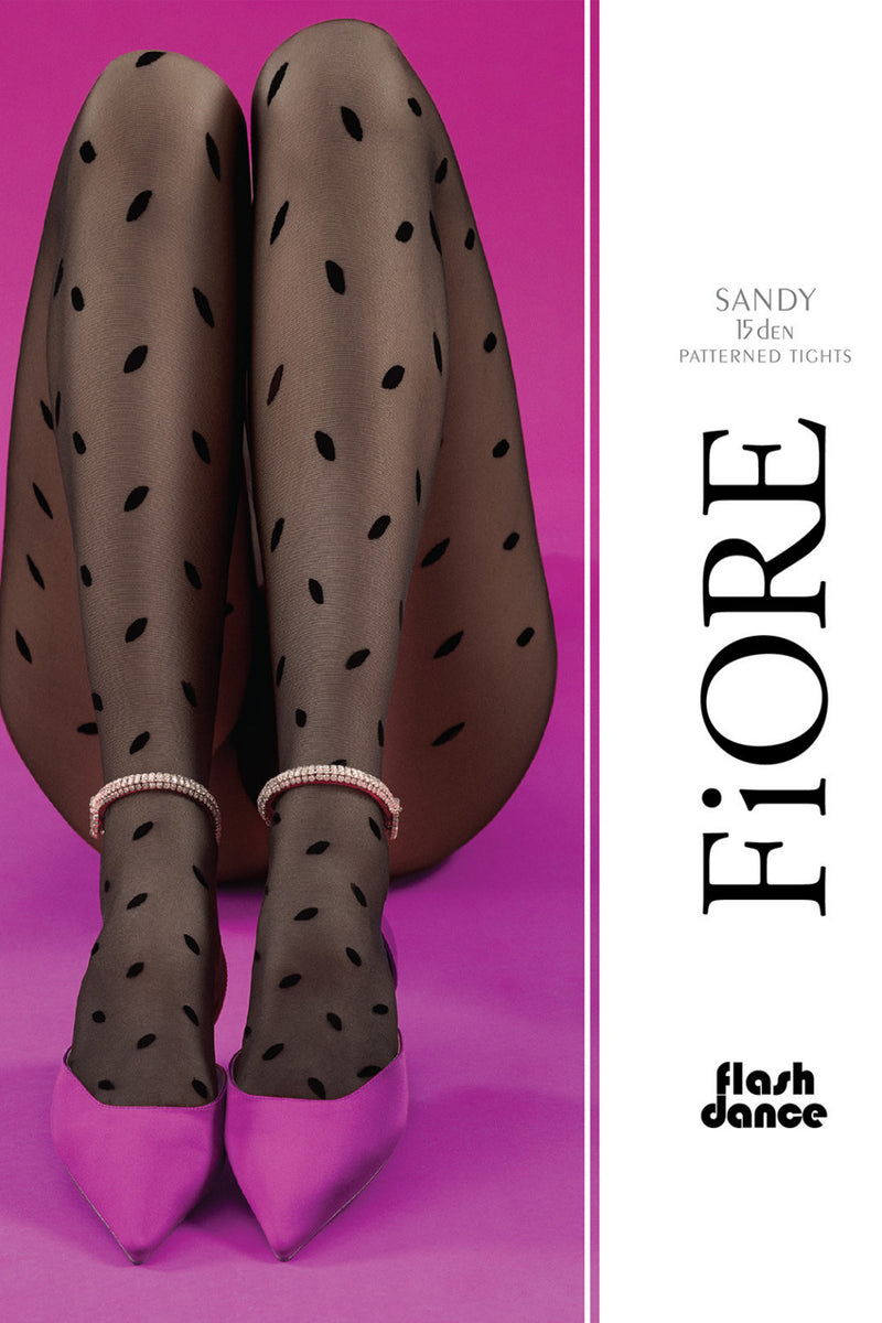 Жіночі колготки з узором Fiore sandy 2