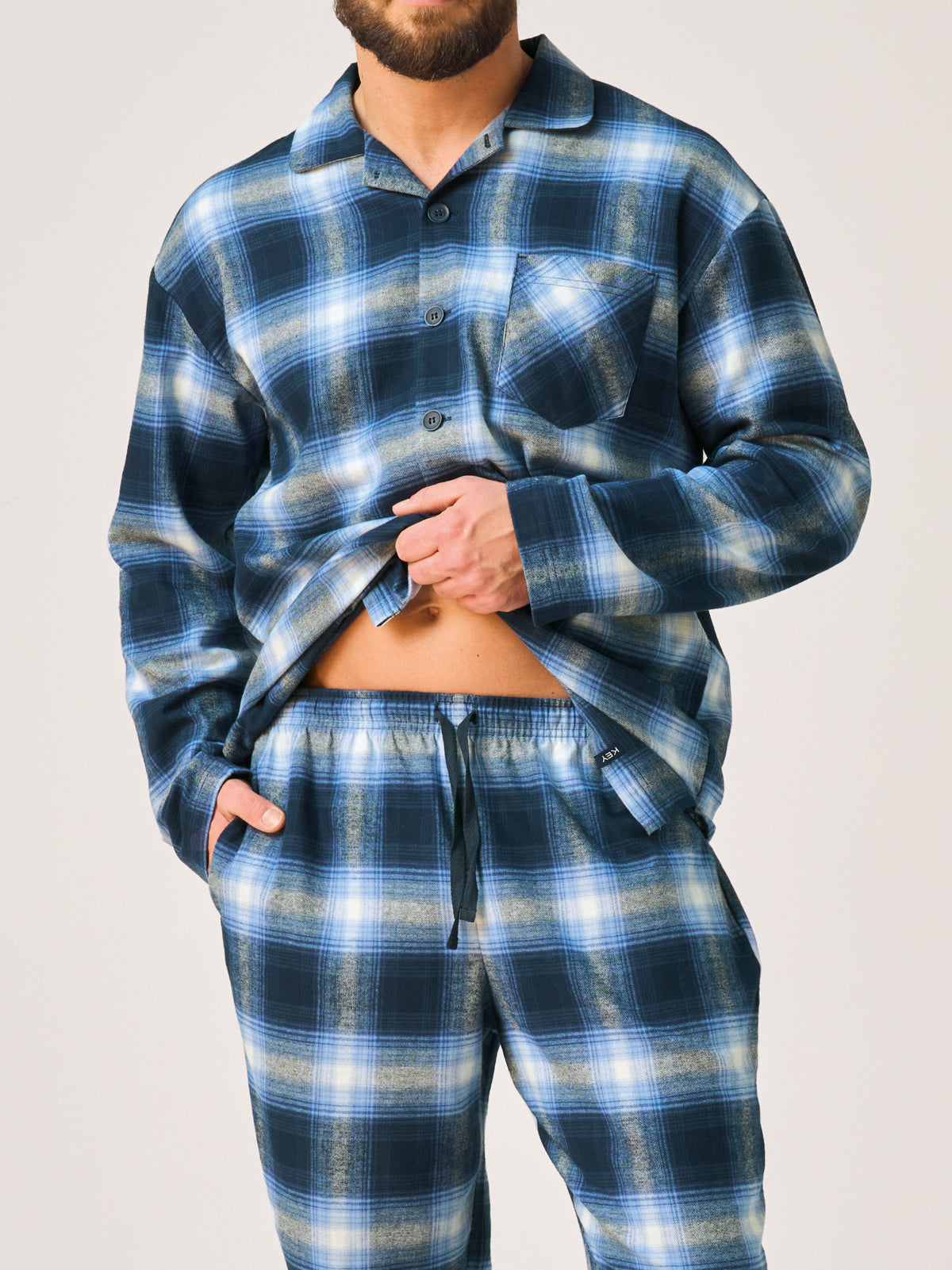 Піжама чоловіча фланелева Key mns-432 b26 3xl-4xl 4XL
