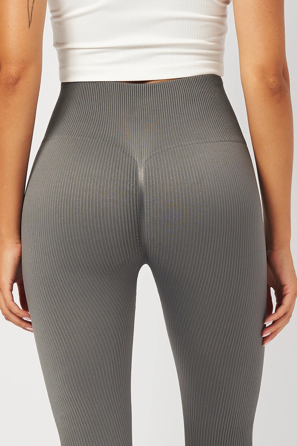 Легінси жіночі в рубчик з пуш-ап giulia leggings rib L/XL