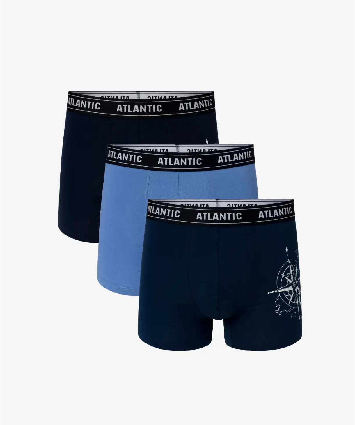 Труси шорти чоловічі боксери Atlantic 3MH-043