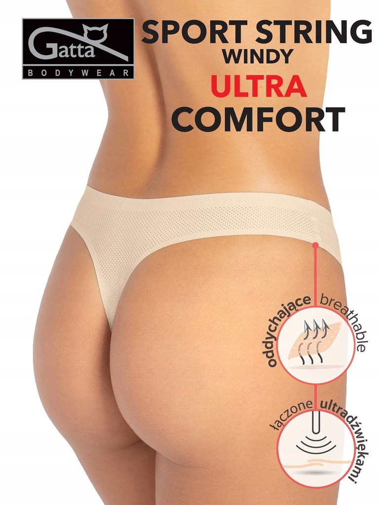 Стрінги жіночі труси GATTA SPORT STRING WINDY ULTRA COMFORT