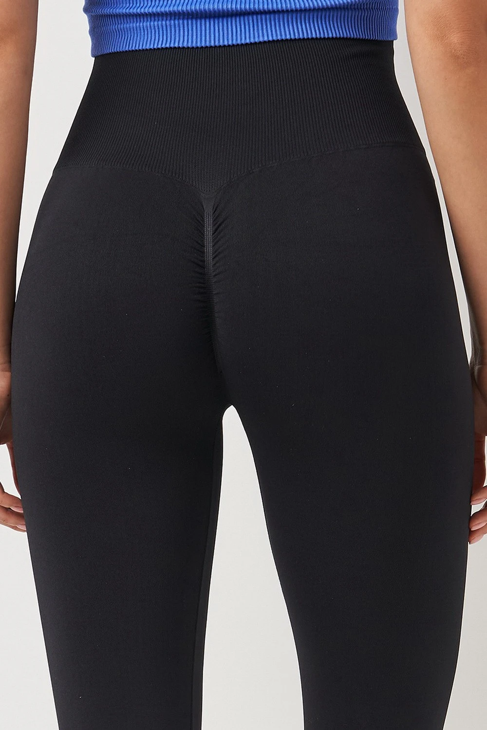 Легінси жіночі з пуш-ап ефектом та широким поясом giulia leggings shape S/M