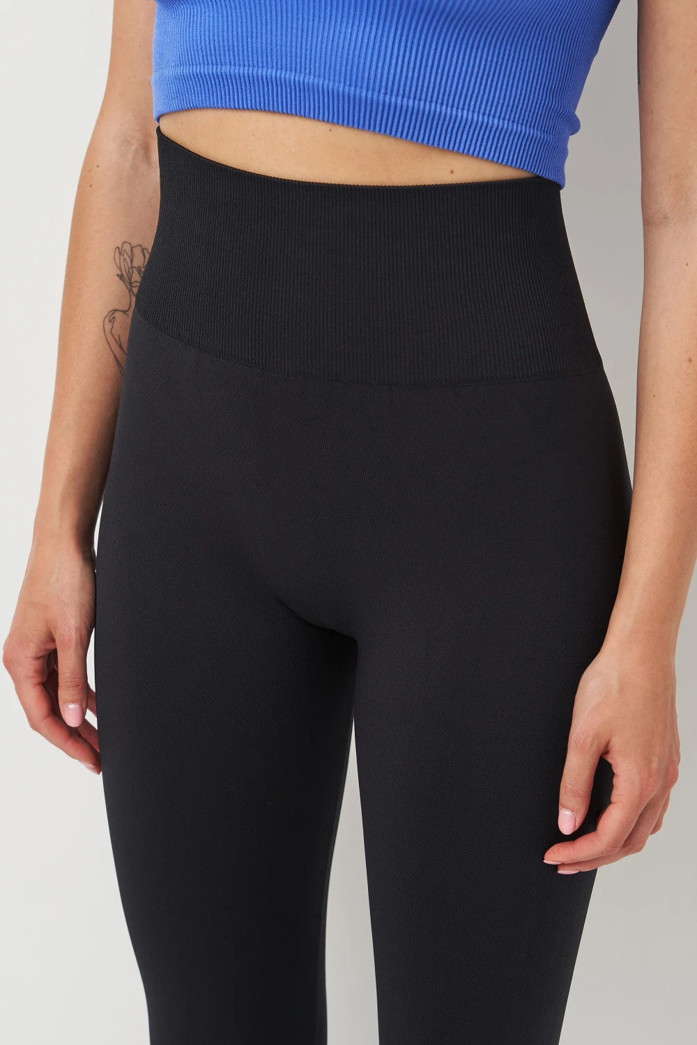 Легінси жіночі з пуш-ап ефектом та широким поясом giulia leggings shape S/M