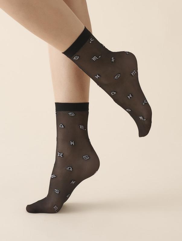 Жіночі гладкі шкарпетки gabriella zodiac 20 den one size