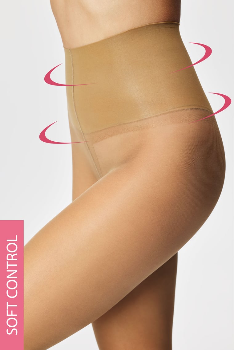 Корекційні жіночі колготки з моделюючим поясом gabriella slimmer 17 den 4