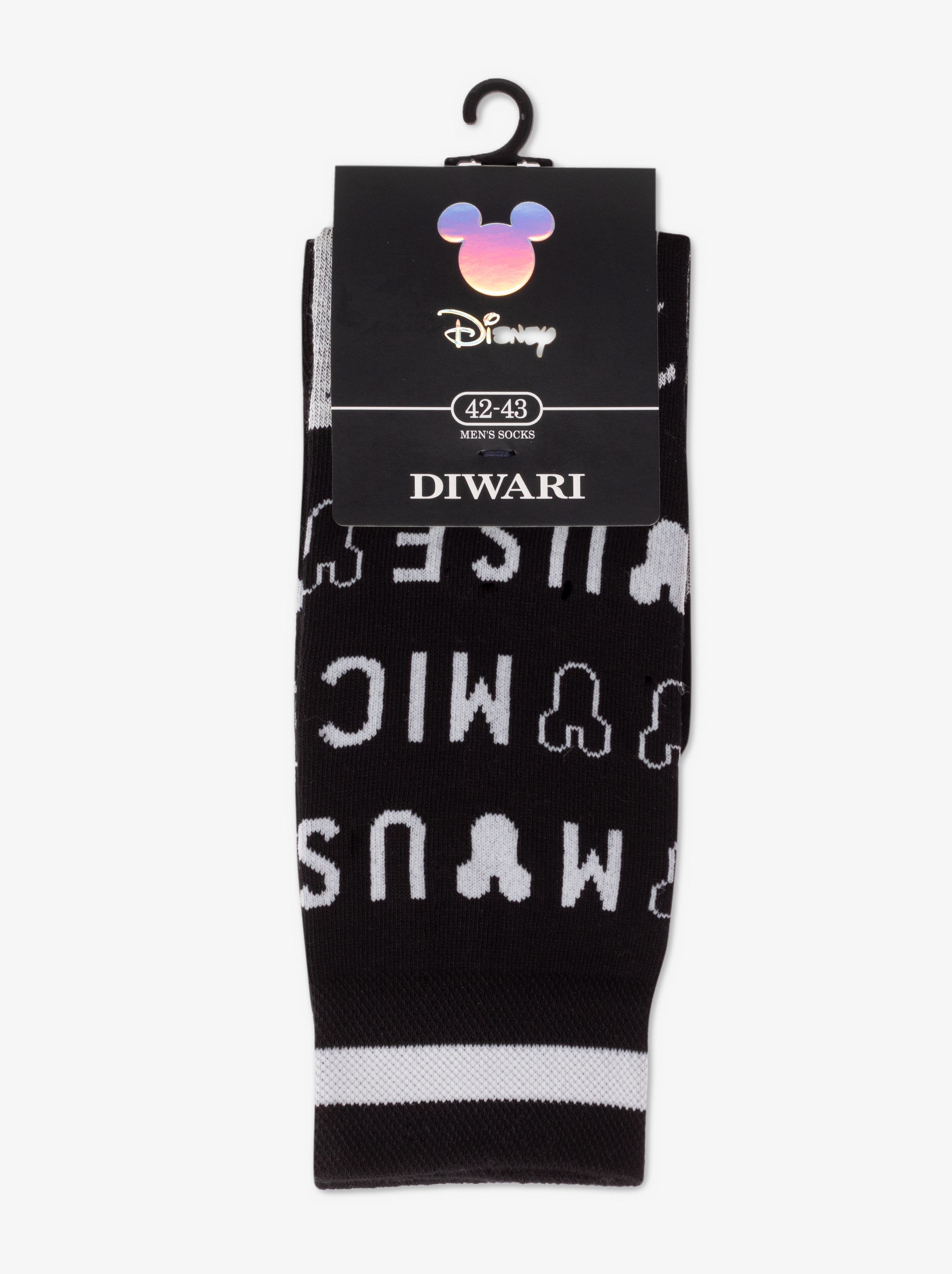 Шкарпетки чол. DW DISNEY 17С-142СПМ, р.25, 298 чорний