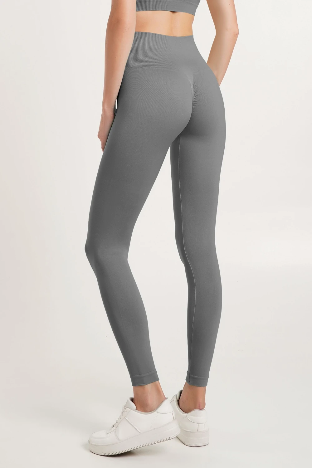 Легінси жіночі з пуш-ап ефектом та широким поясом giulia leggings shape S/M