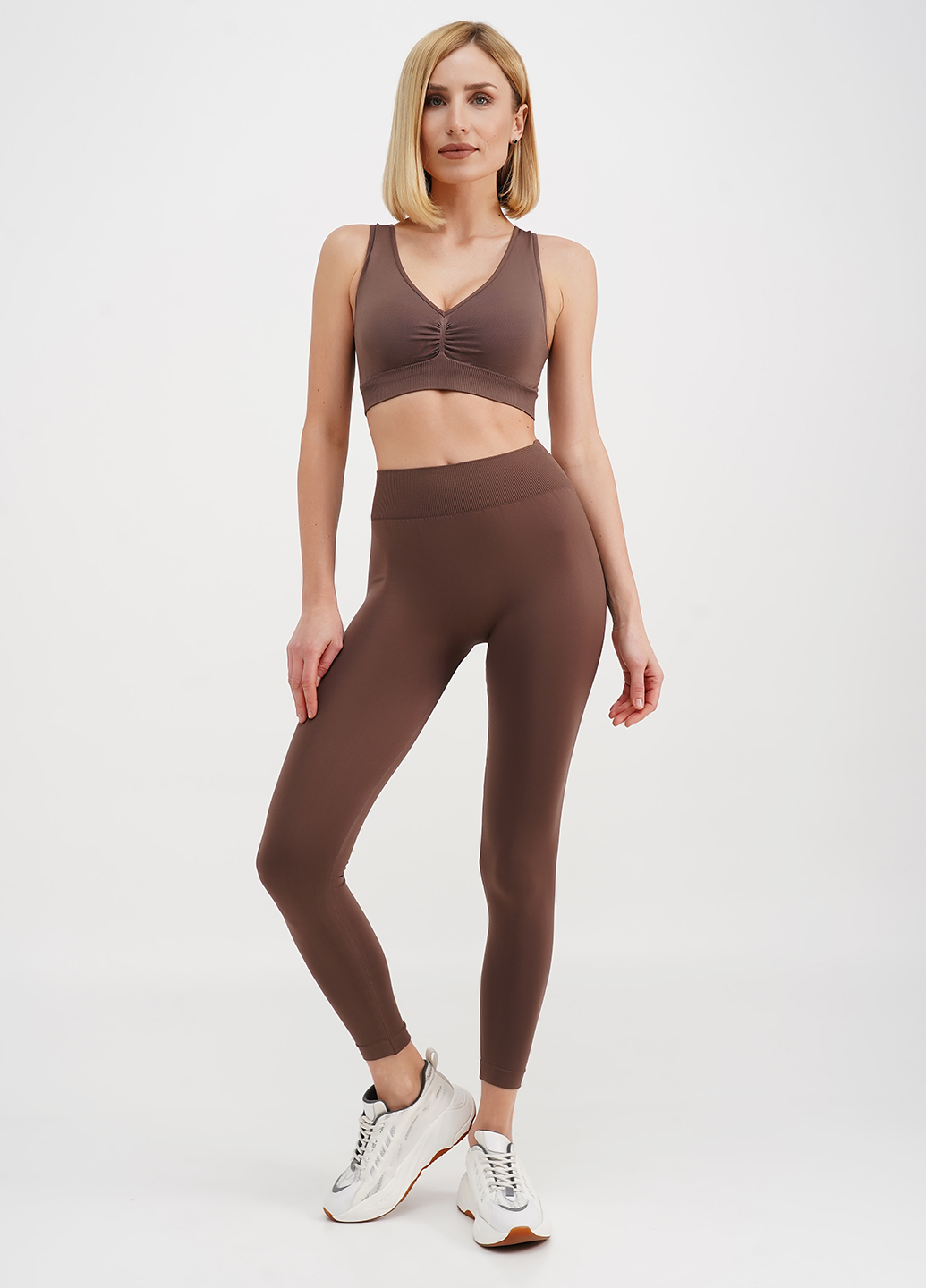 Легінси жіночі з пуш-ап ефектом та широким поясом giulia leggings shape L/XL