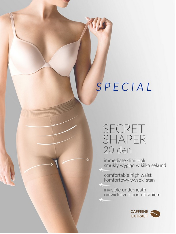 Корекційні жіночі колготки з моделюючими шортами gabriella secret shaper 20 den