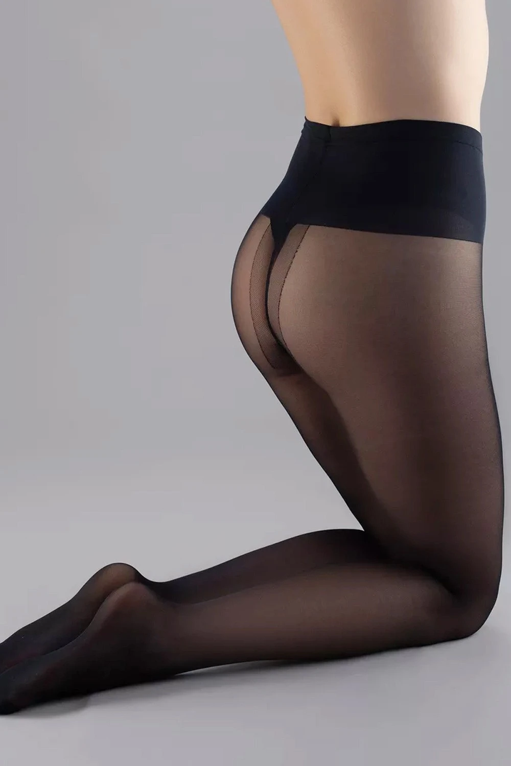 Класичні жіночі колготки з моделюючим поясом giulia talia modeling 40 den
