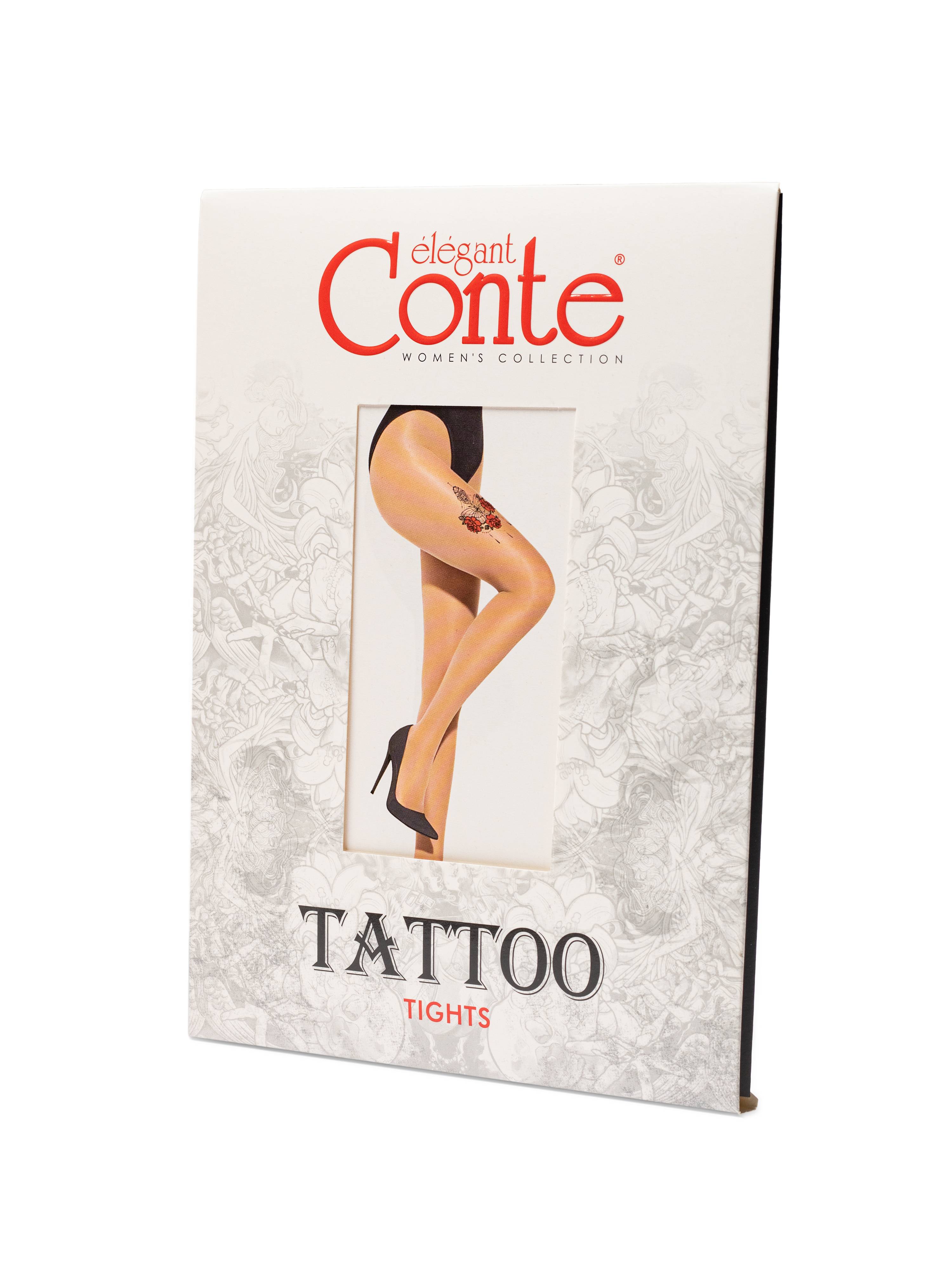 Колготки жін. CE FANTASY TATTOO 20С-17СП, р.3, 004 Natural