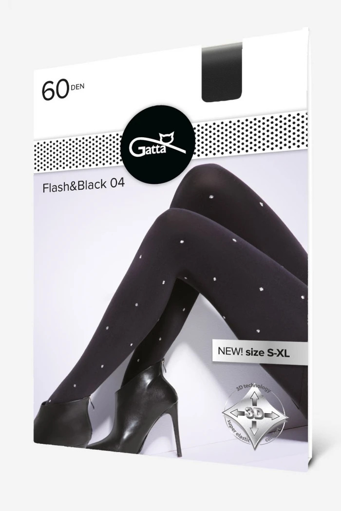 Жіночі колготки gatta flash black 04 2
