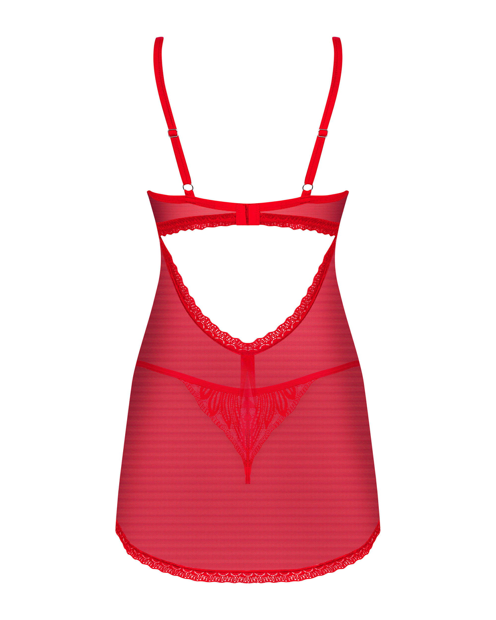 Комплект obsessive Chilisa babydoll XL/XXL