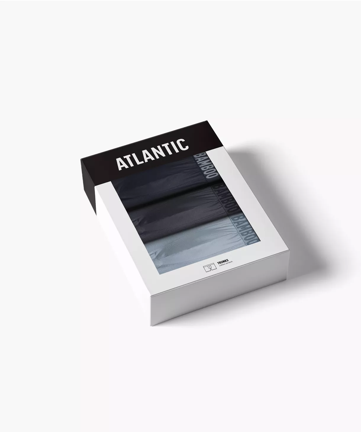 Труси шорти чоловічі боксери Atlantic 3mh 215 wl25 XXL