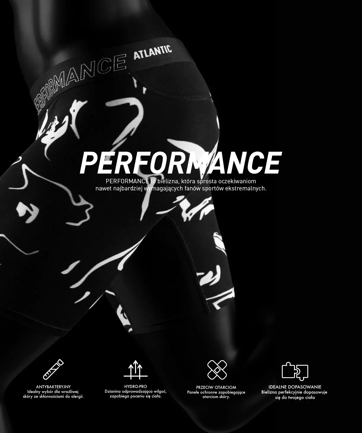 Труси шорти чоловічі боксери Atlantic performance mh 1202 wl25 XL