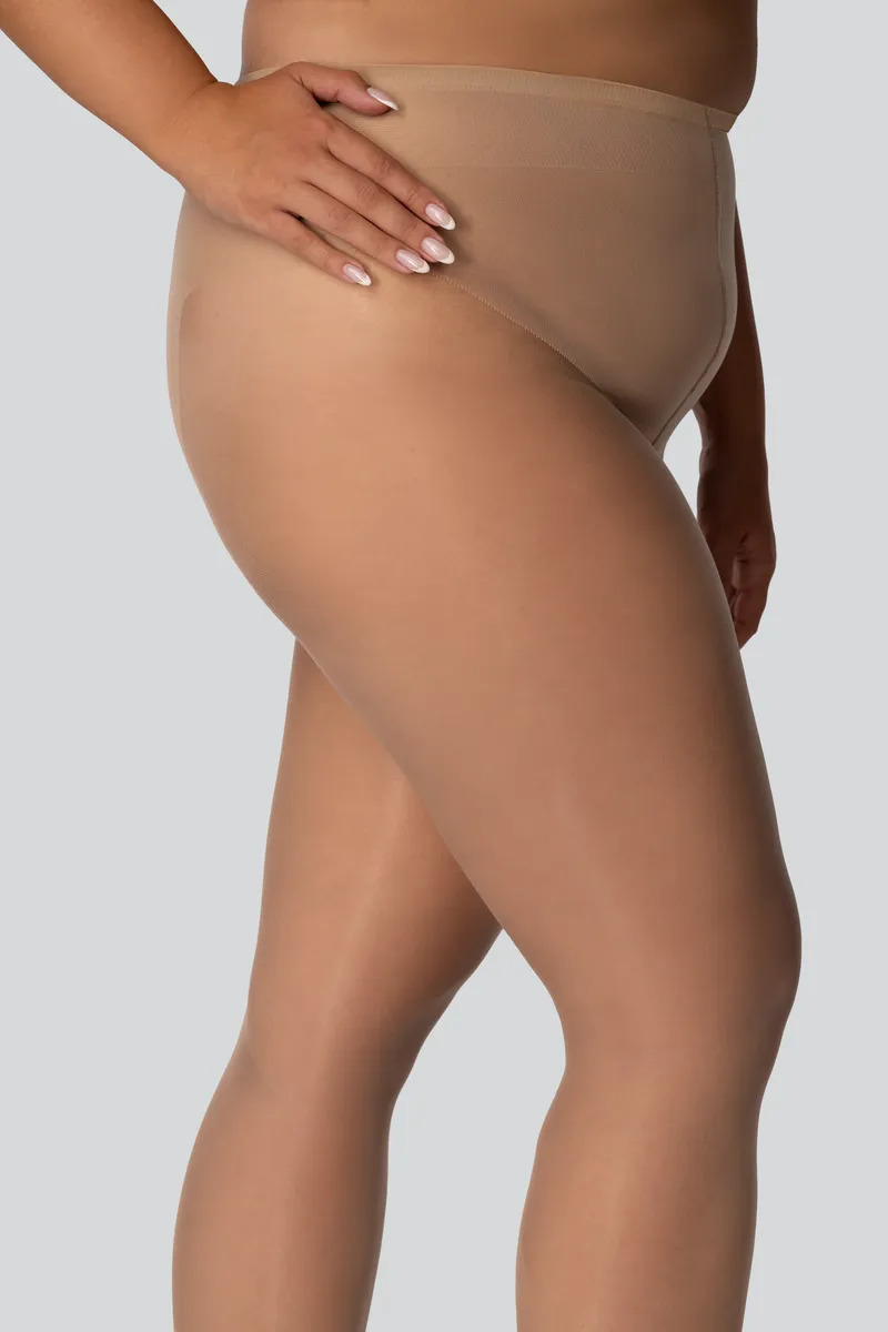 Класичні жіночі колготки великого розміру mona queen hip-notic bikini 20 den 8